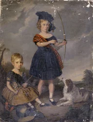 George en Charles Smart, zonen van John Smart II